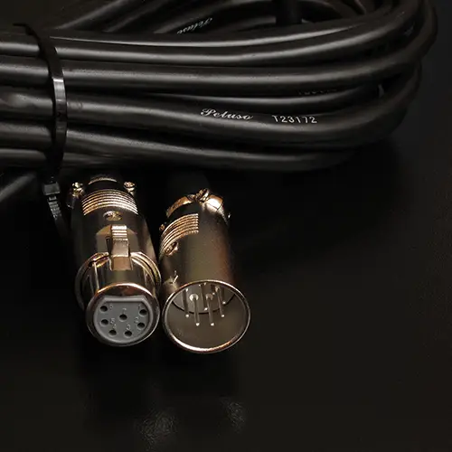 Featured image for “18' 7-Pin XLR Cable for Peluso Tube Microphone”