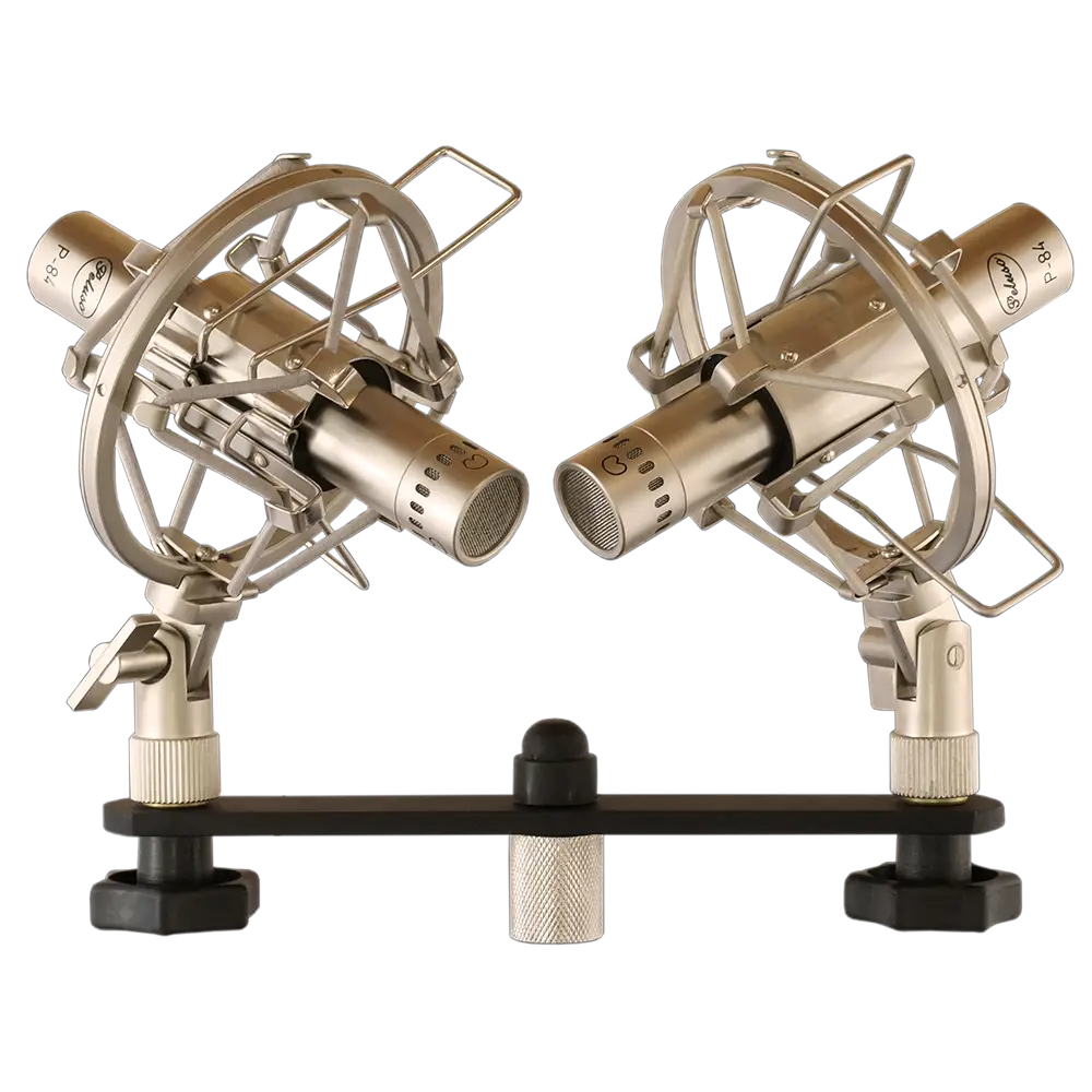 P-84 Shock Mounted on Stereo Bar
